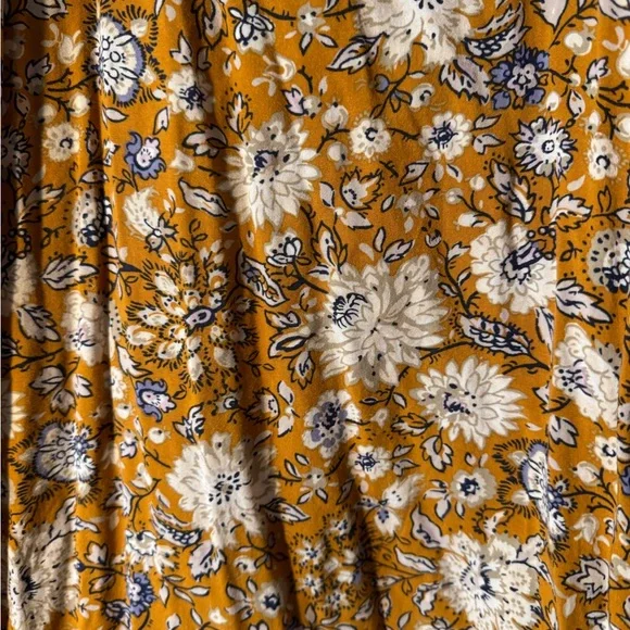 Floral Goldenrod Dress - Picture 2 of 9